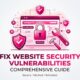 Fix Website Security Vulnerabilities