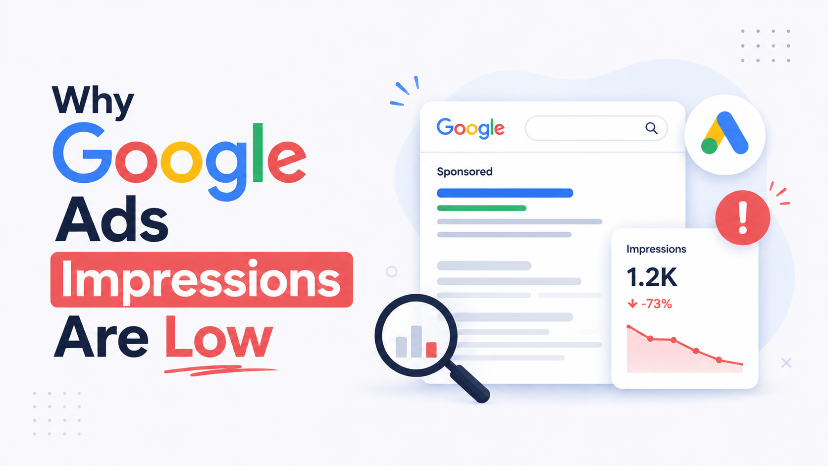 Why Google Ads Impressions Are Low